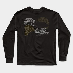 geometric bear Long Sleeve T-Shirt